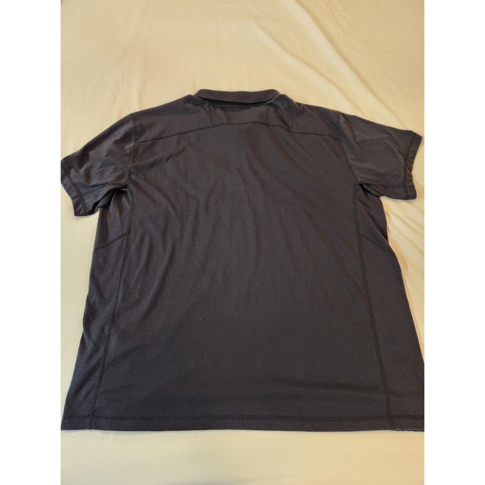 Carhartt Force Mens 2XL Black Relaxed Fit Short Sleeve Pocket Polo Shirt‎ Casual - Picture 6 of 11
